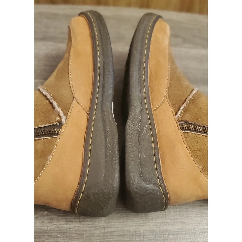 Cabelas Shearling Lined Leather Boots‎ Women's Size 6 Brown